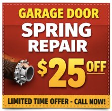 Coupon - Garage Door Spring Repair $25 Off